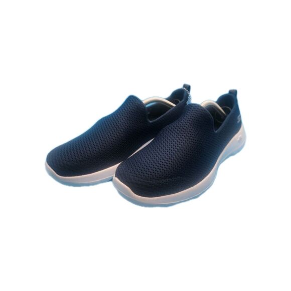 Skechers Go Walk Joy Womens Size 7.5 Blue White Athletic Slip-On Shoes Sneakers - Picture 8 of 11